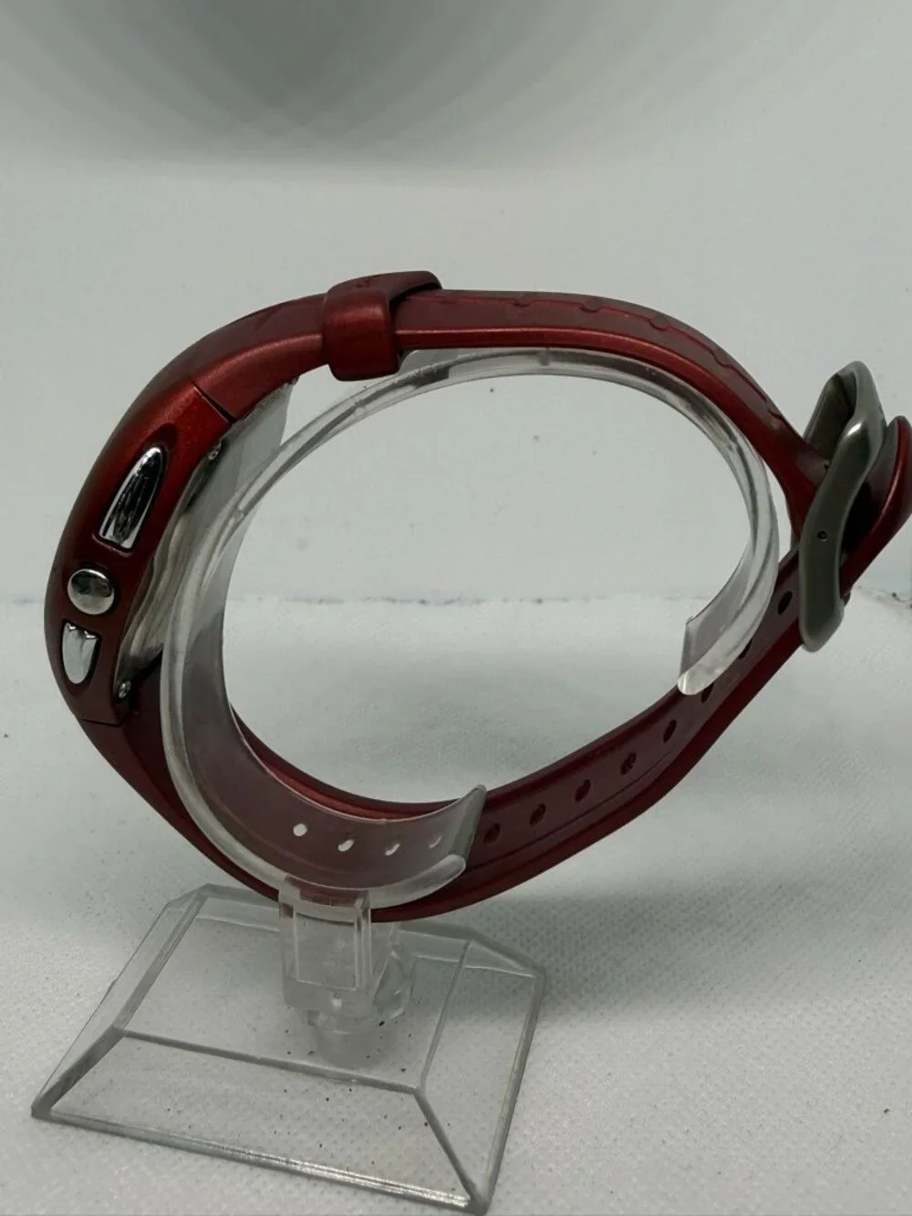 Polar F11 Heart Rate Monitor Red Digital Fitness Watch OwnZone OwnCal 0537